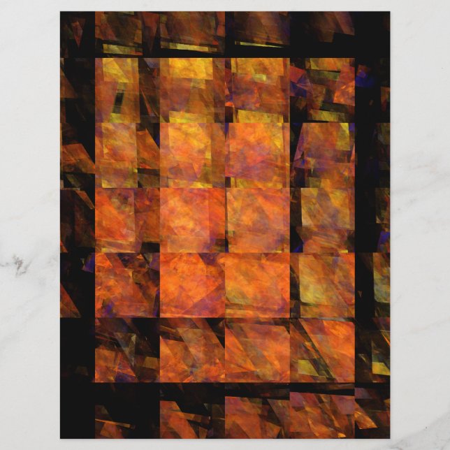 Flyer Póster de arte abstracto de The Wall (Frente)