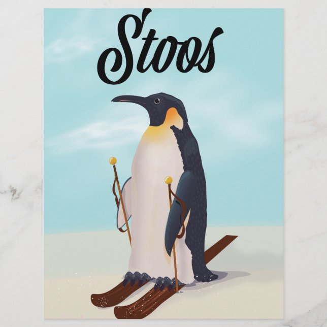 Flyer Póster de madera de Stoos Suiza (Frente)