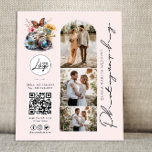 Flyer Precios modernos de fotografía Boda de Rubor<br><div class="desc">Moderna y moderna Boda floral de color de moda Fotografía de Precios Flyer. El diseño incluye el guión tipográfico ''fotografía'', código qr, su logotipo, detalles de contacto, logotipo de la cámara, medios sociales y 3 fotos de portafolios en la parte delantera. Personalice aún más con 3 fotos adicionales y guía...</div>