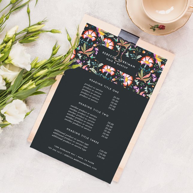 Flyer Precios y servicios de Oasis Nocturno (Subido por el creador)