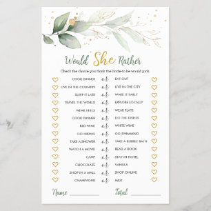 Flyer ¿Prefiere El Foliage De La Vegetación De Novias