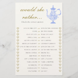 Flyer ¿Prefiere Que El Té De Novias En China Sea Elegant