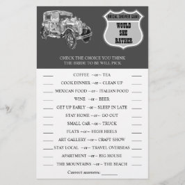 Flyer ¿Prefiere Una Tarjeta De Juego Para Ducha De Coche