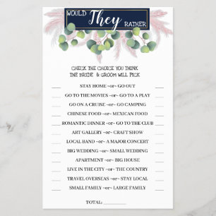 Flyer ¿Prefieren La Tarjeta De Juego Pampas Grass Shower