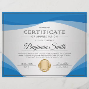 Flyer Premio de Certificado Profesional de Apreciación