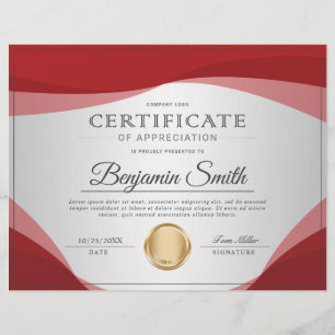 Flyer Premio de Certificado Profesional de Apreciación