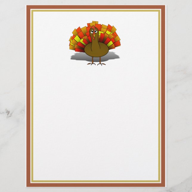 Flyer Preocupada Turquía en el Día de Acción de Gracias (Frente)