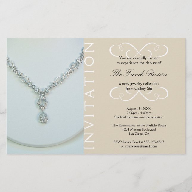 Flyer Presentar nueva invitación de línea elegante de pr (Frente)