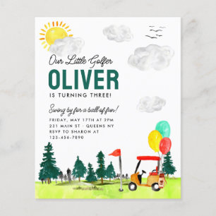 Flyer Presupuestar nuestro Little Golfer Cart Club Golf