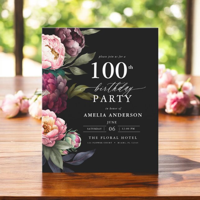 Flyer Presupuesto 100.ª Invitación a Moody Floral (Subido por el creador)