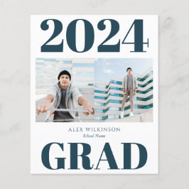 Flyer PRESUPUESTO 2023 Invitación de 2 fotos con escritu