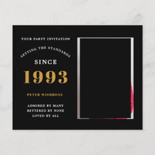 Flyer Presupuesto 30 Invitación a Cumpleaños 1993 Nombre