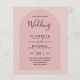 Flyer PRESUPUESTO Boda Bilingüe Español Boda Inglés