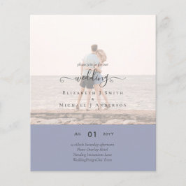 Flyer Presupuesto Boda de de TEXTO de FOTO moderna