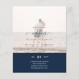 Flyer Presupuesto Boda de de TEXTO de FOTO moderna