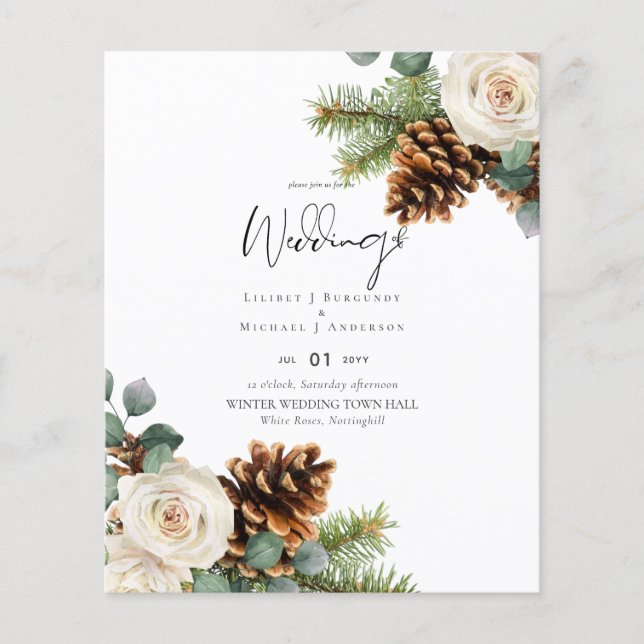 Flyer PRESUPUESTO Boda de Invierno Rosas de Eucalyptus G (Frente)