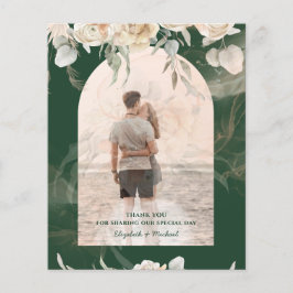 Flyer PRESUPUESTO BOHO Green Terracotta Boda Floral