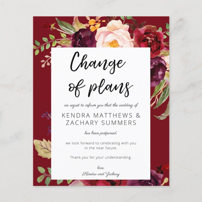 Flyer Presupuesto Borgoña Marasala BR Cambio de avión (Frente)