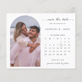 Flyer Presupuesto Calendario de fotos de Arch Guardar la