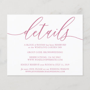 Flyer Presupuesto de boda simple con detalles limpios ro
