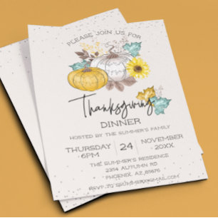 Flyer Presupuesto de Calabaza con Brillo Blanco para Cen