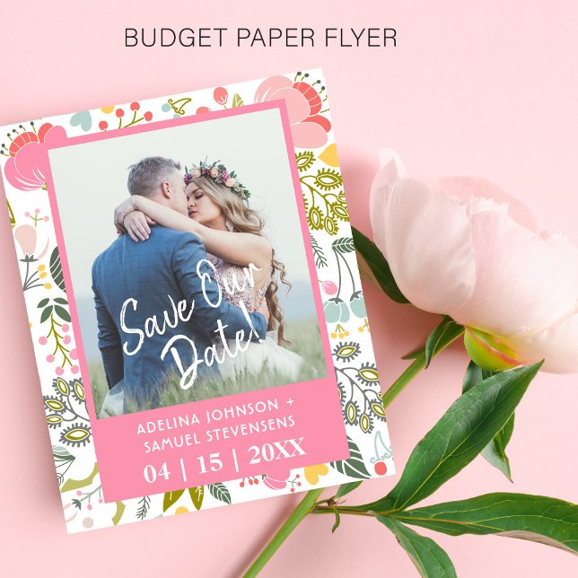 Flyer Presupuesto de flores para boda de primavera en ro (Subido por el creador)