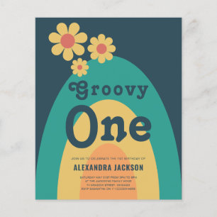 Flyer Presupuesto del Fiesta Retro 1er Cumpleaños