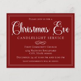Flyer Presupuesto del Servicio de Velas de Nochebuena Ro