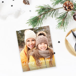 Flyer Presupuesto Divertido Script de Feliz Navidad Foto