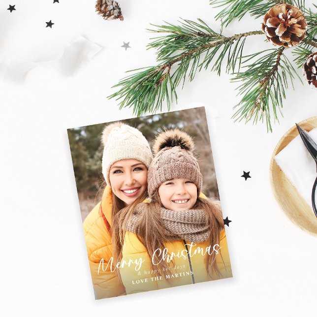 Flyer Presupuesto Divertido Script de Feliz Navidad Foto (Subido por el creador)