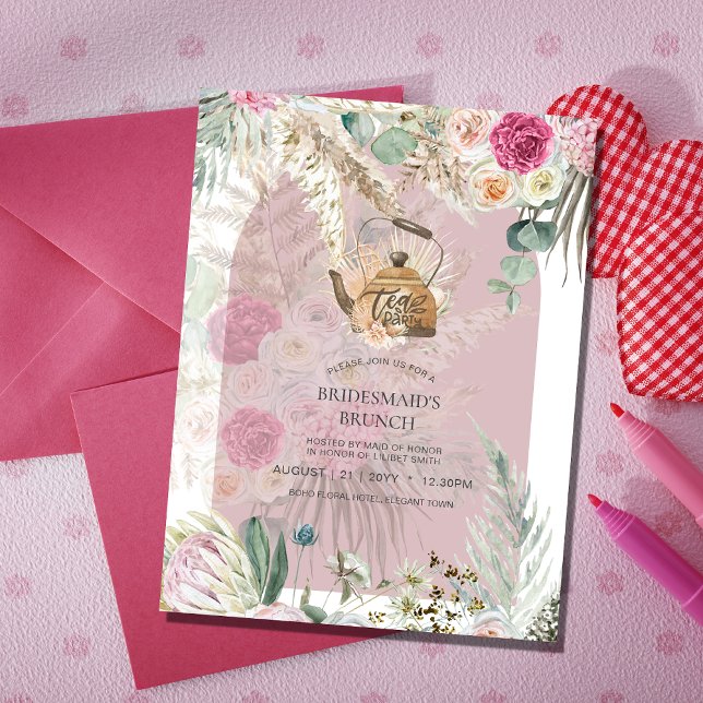 Flyer PRESUPUESTO Dusty Rosa Pampas Grass TEA FIESTA Duc (Subido por el creador)