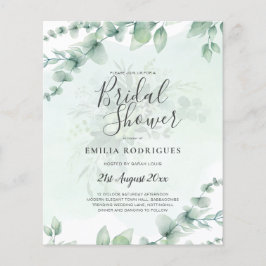 Flyer PRESUPUESTO Eucalyptus BRIDAL SHOWER Greeneration 