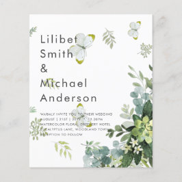 Flyer PRESUPUESTO Eucalyptus Greenery deja al Boda Esmer