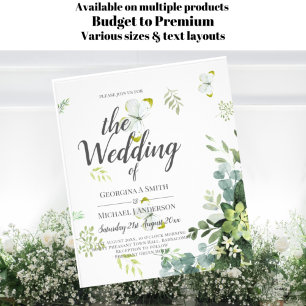Flyer PRESUPUESTO Eucalyptus Greenery deja al Boda Esmer