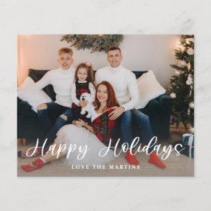 Flyer Presupuesto Felices Fiestas Divertido Guión Foto