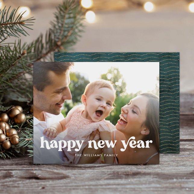 Flyer Presupuesto Feliz Año Nuevo Sencillo 1 Tarjeta fot (Subido por el creador)