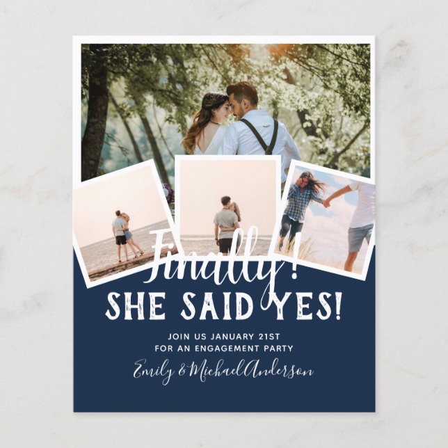 Flyer PRESUPUESTO FOTO Anuncio de INVITACIÓN de Boda Com (Frente)