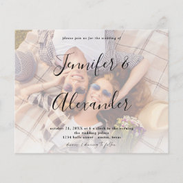 Flyer Presupuesto Foto & Nombres Grandes Foto Horizontal