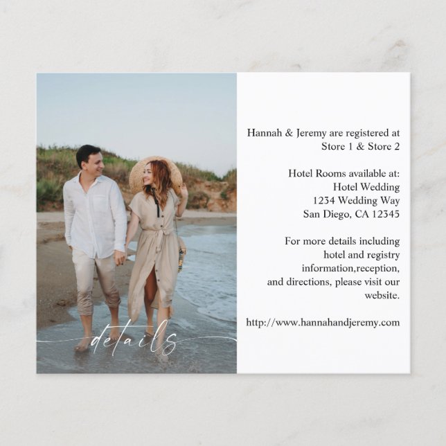 Flyer Presupuesto  Foto y Caligrafía 3 Mod Vertical Deta (Frente)