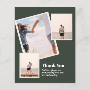 Flyer PRESUPUESTO GRACIAS Collage de fotos Moderno