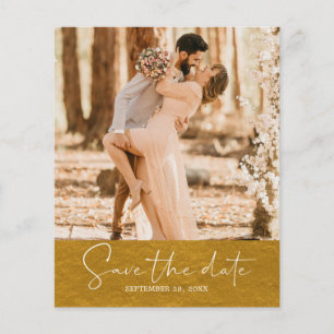 Flyer Presupuesto Guardar la fecha Script Classic Gold P