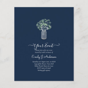 Flyer PRESUPUESTO Gypsophila Mason Jar Modern Minimal BO