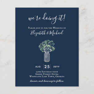 Flyer PRESUPUESTO Gypsophila Mason Jar Modern Minimal BO