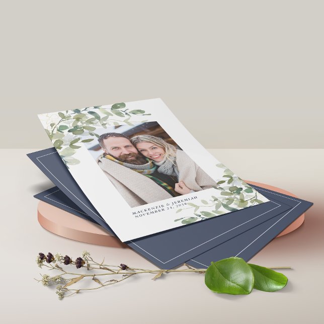 Flyer PRESUPUESTO Marina Azul Eucalipto Foto Guardar fec (Subido por el creador)