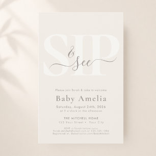 Flyer Presupuesto Mínimo Beige Boho Letra Boho Brindis y