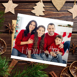 Flyer Presupuesto MOD Ele Minimalista Happy Holidays Pho