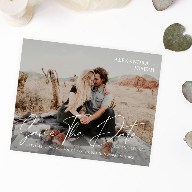 Flyer Presupuesto Moda moderna Foto Larga fecha Guardar  (Subido por el creador)