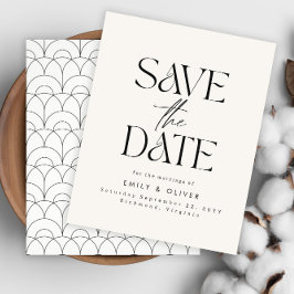 Flyer Presupuesto Moderno boda simple crema negro elegan