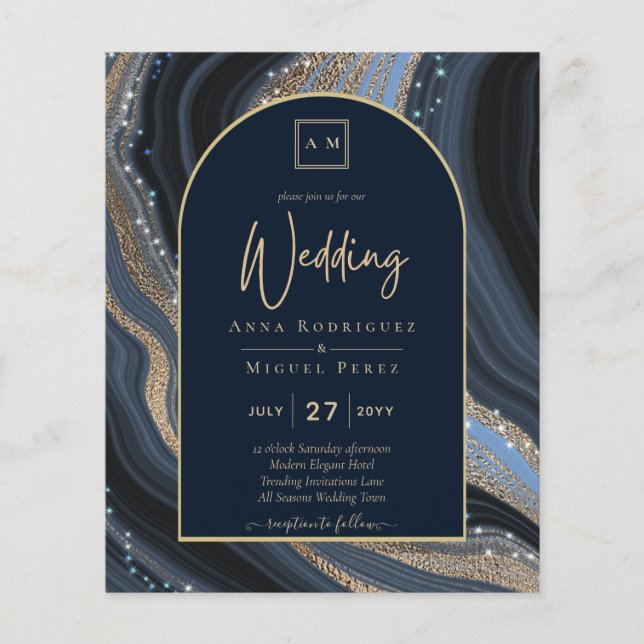 Flyer PRESUPUESTO NAVEGACIÓN NOCTURNA DE Oro Agate Weddi (Frente)