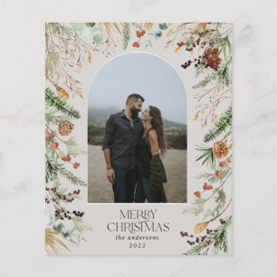 Flyer PRESUPUESTO Navidad 1 arco de fotos botánico acuar